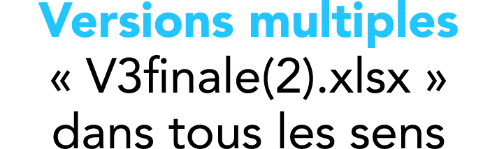 Versions multiples « V3finale(2).xlsx » dans tous les sens