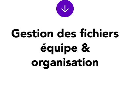 ￼ Gestion des fichiers quipe & organisation