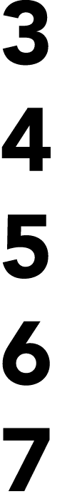 3 4 5 6 7