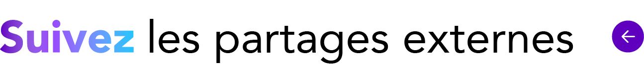 ￼ les partages externes ￼